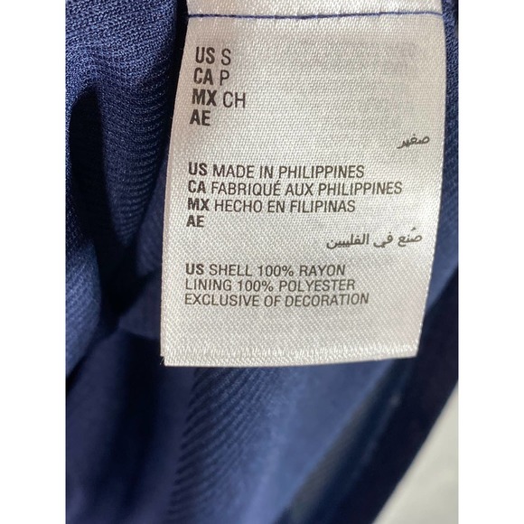 INC International Women's Fiona Tie-Dye V-Neck 3/4 Sleeve Crochet Mini Dress SZS - Picture 10 of 12